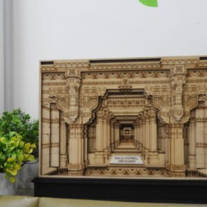 Adalaj Stepwell Laser Engraved MDF Wall Art | Gujarat Heritage D?cor