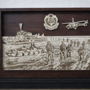 BSF Indian Army Tribute MDF Frame