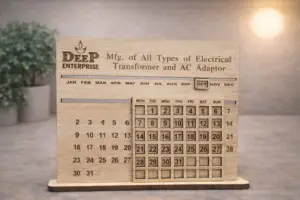 Customized MDF Perpetual Desk Calendar | Corporate Branding Gift