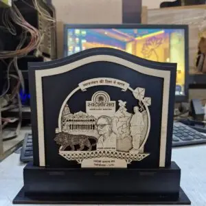 Handcrafted Gujarat Heritage MDF Wall Art | Cultural & Landmark D?cor