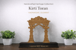 Traditional Indian MDF Kirti Toran Arch | Handcrafted Cultural Decor