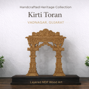 Traditional Indian MDF Kirti Toran Arch | Handcrafted Cultural Decor