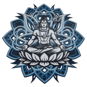 Lord Shiva Mandala Wall Art | Laser Cut Spiritual MDF Home Decor