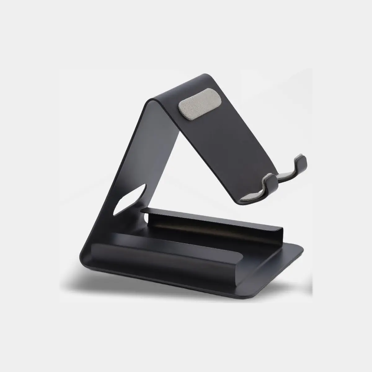 Mobile Stand with visiting card holder - Black