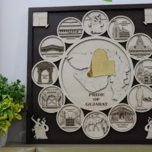 Gujarat Pride Laser Cut MDF Wall Frame