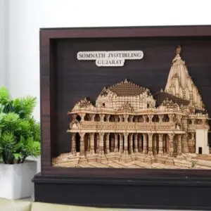 Somnath Jyotirling MDF Wall Art | Spiritual Temple D?cor