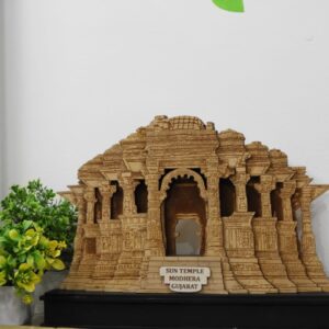 Sun Temple Modhera 3D Laser Cut MDF Sculpture | Gujarat Heritage Showpiece