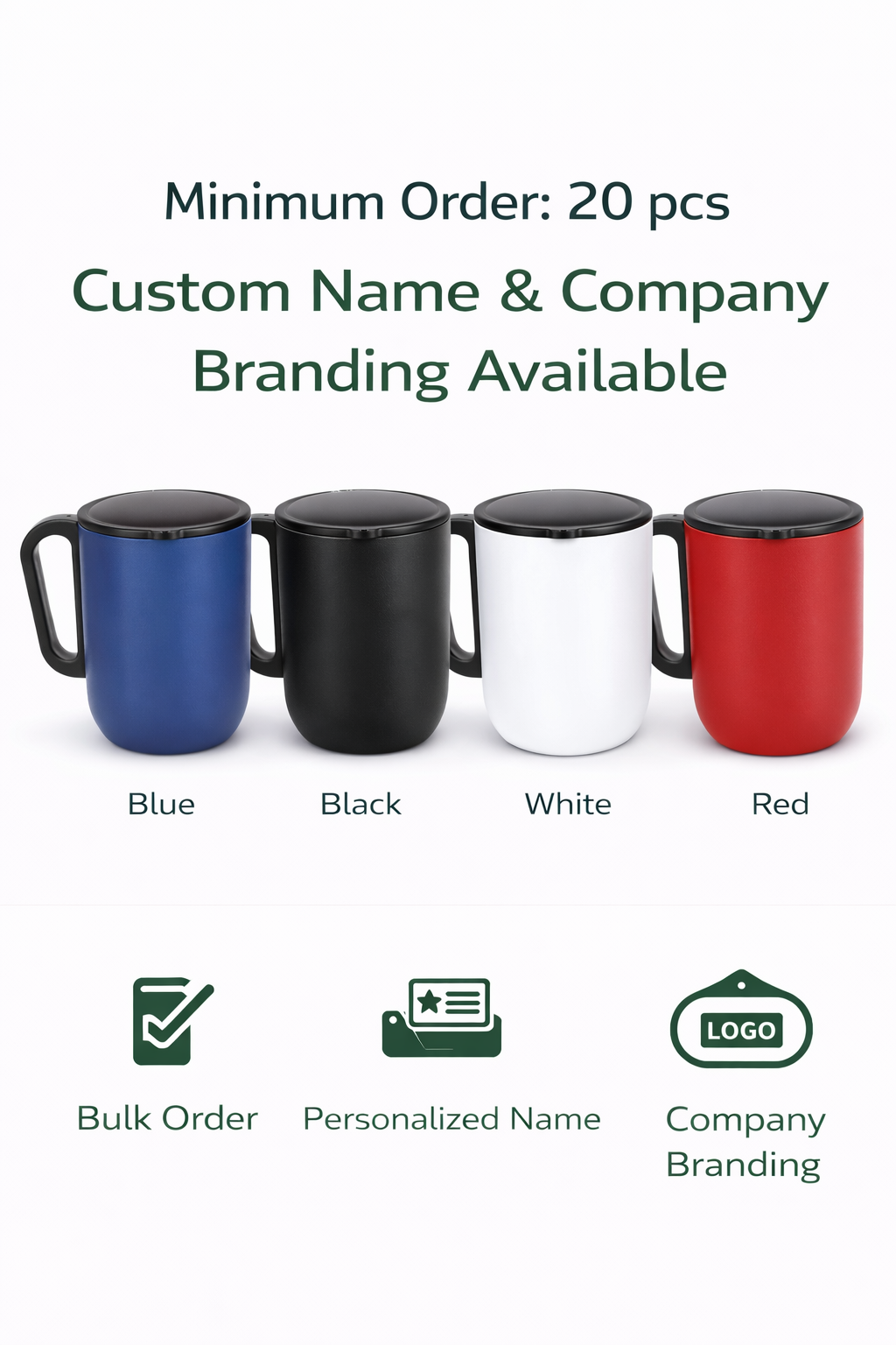 Custom Insulated Coffee Mug with Lid - Image 2
