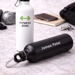 Customized Aluminum Water Bottle with Carabiner