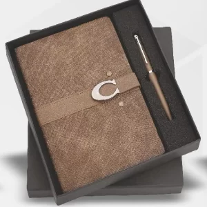 Crest Note A5 Diary & Metal Pen Set