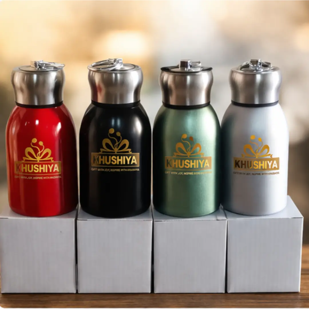 mini stainless steel water bottle 300ml with logo branding